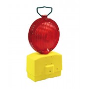 Lampada da cantiere colore rosso